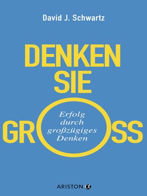 cover image of Denken Sie groß!